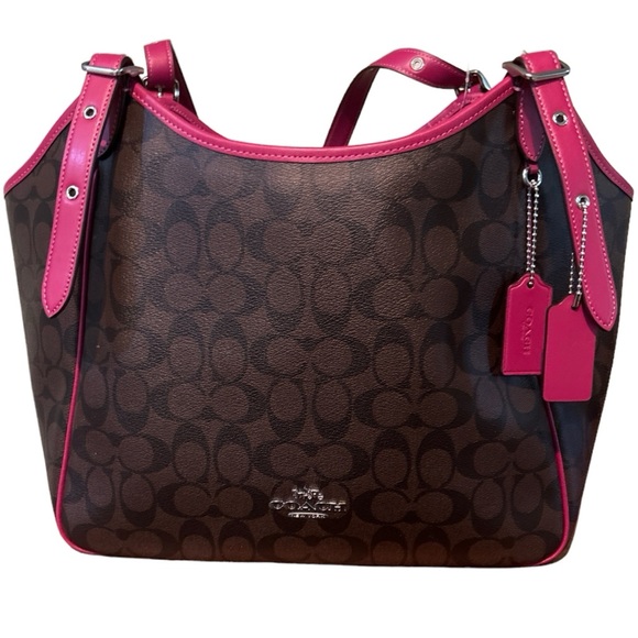 Coach Meadow Shoulder Bag In Signature Canvas - Picture 6 of 16